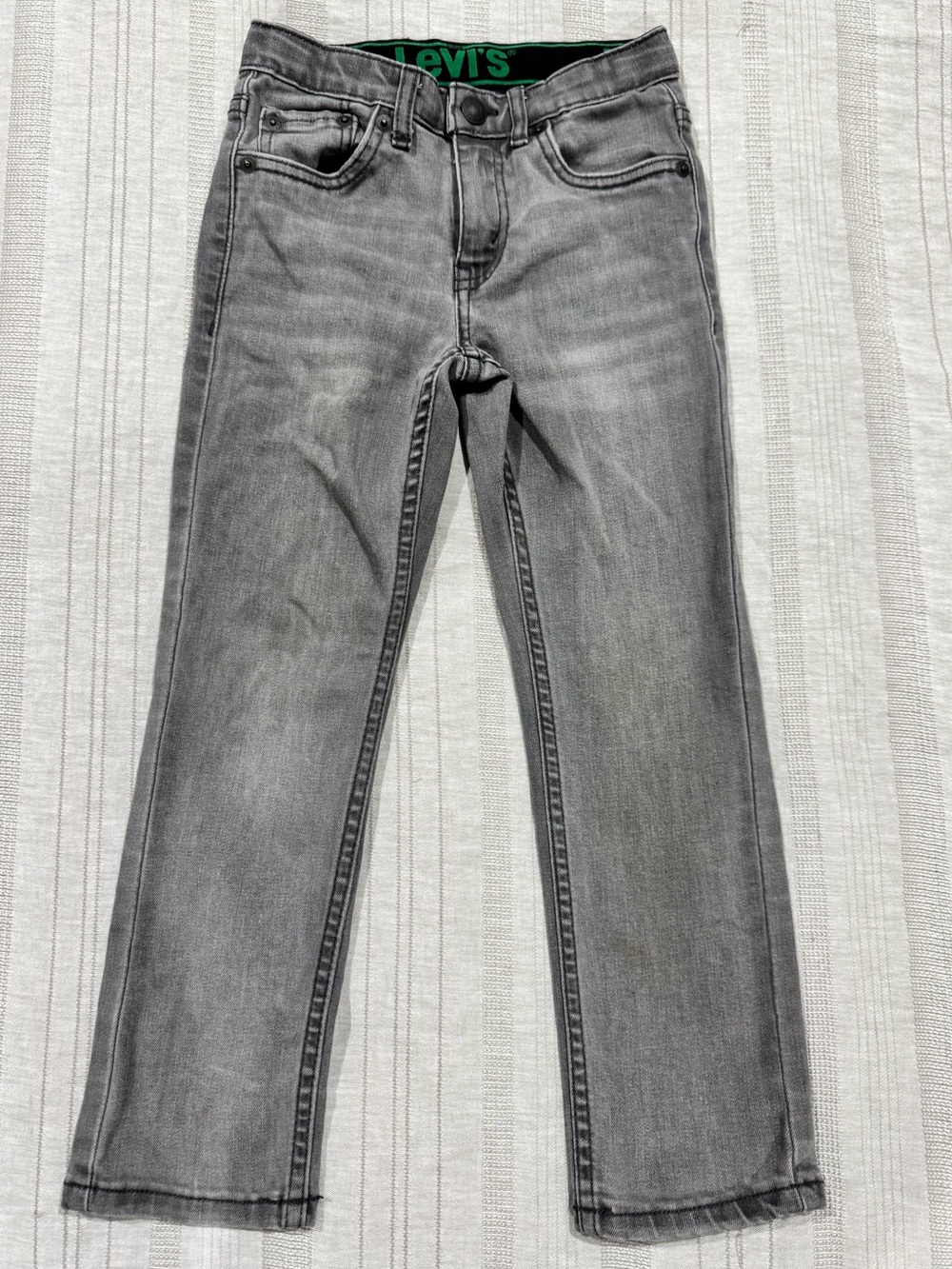 Levi's 511 Boys Gray Slim Straight Jeans
